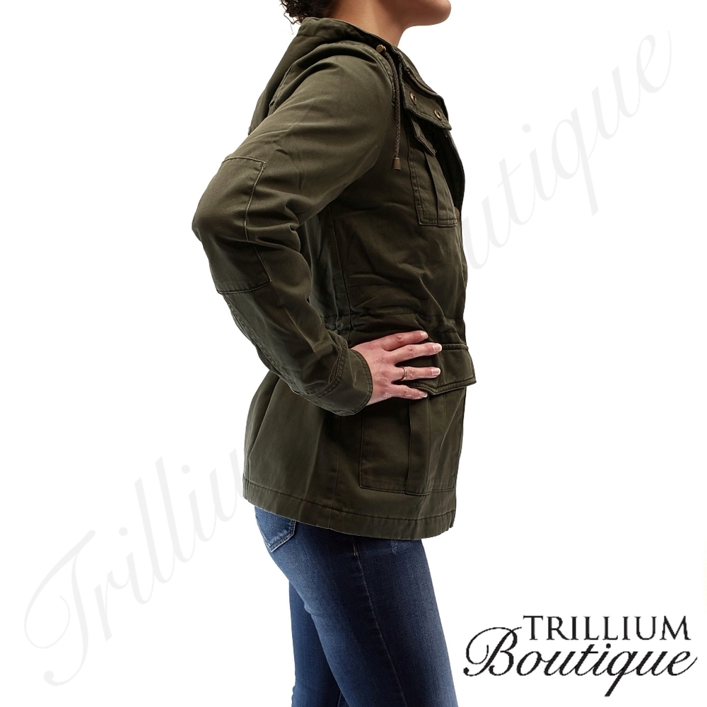 Lucky Brand Women's Anorak Army Hooded Jacket NWT - Picture 4 of 7